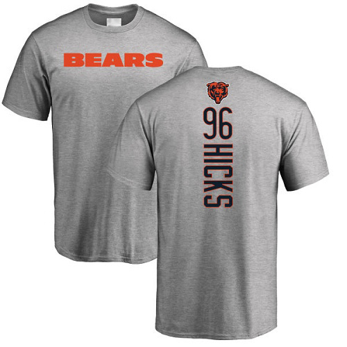 Chicago Bears Men Ash Akiem Hicks Backer NFL Football #96 T Shirt